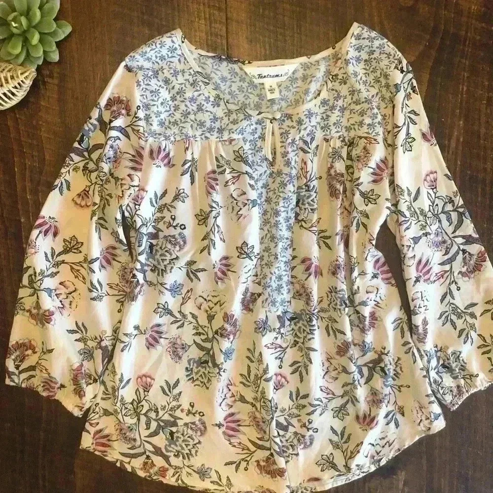 Tantrums | Floral Boho Top